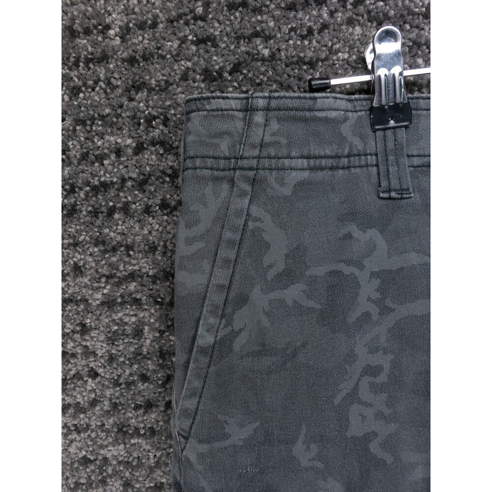 Nike SB Shorts Mens 36 Gray Camo Cargo Stretch Canvas Skateboard Army Outdoor - Picture 5 of 15